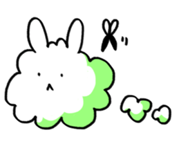 Angora rabbit Sticker sticker #12120334