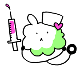 Angora rabbit Sticker sticker #12120335