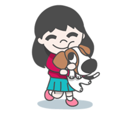 Erng and Cha-cha sticker #12121082