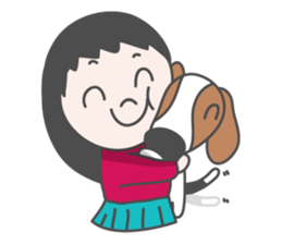 Erng and Cha-cha sticker #12121084