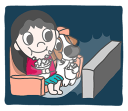 Erng and Cha-cha sticker #12121090