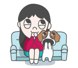 Erng and Cha-cha sticker #12121091