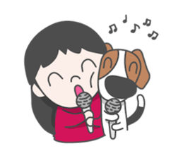 Erng and Cha-cha sticker #12121095