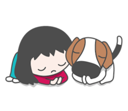 Erng and Cha-cha sticker #12121099