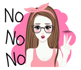 Looknam and little Cindy sticker #12121683