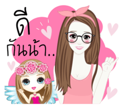 Looknam and little Cindy sticker #12121690