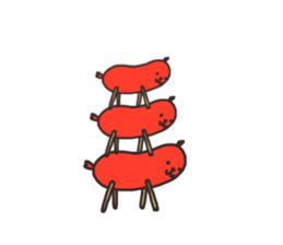 Bon wiener sticker #12122373