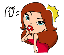 Pageant Words, Molly Pageant Girl sticker #12123213