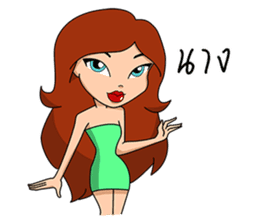 Pageant Words, Molly Pageant Girl sticker #12123215