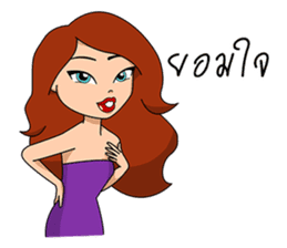 Pageant Words, Molly Pageant Girl sticker #12123221
