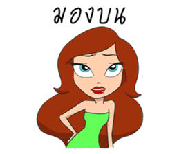 Pageant Words, Molly Pageant Girl sticker #12123226