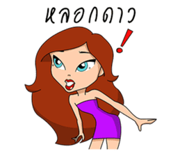 Pageant Words, Molly Pageant Girl sticker #12123232