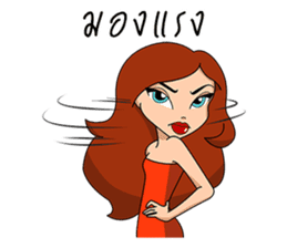 Pageant Words, Molly Pageant Girl sticker #12123233