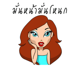 Pageant Words, Molly Pageant Girl sticker #12123235