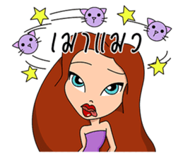 Pageant Words, Molly Pageant Girl sticker #12123236