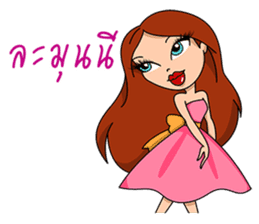 Pageant Words, Molly Pageant Girl sticker #12123242