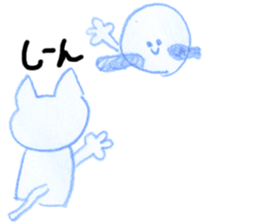 niece draw cats sticker #12124229