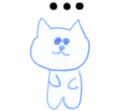 niece draw cats sticker #12124245