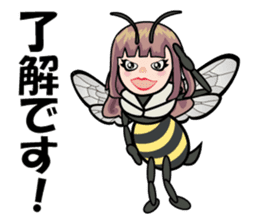 Honeybee Mitch sticker #12124278
