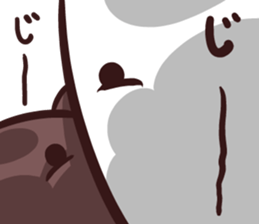 White and square cat sticker #12125308