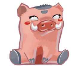 Little Piggie Moodi (Eng) sticker #12126009