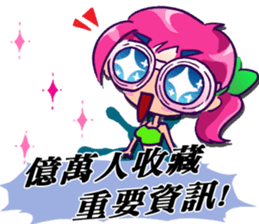 Headline Girl Shock sticker #12126175