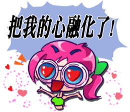 Headline Girl Shock sticker #12126180