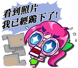 Headline Girl Shock sticker #12126190