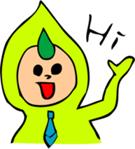 Green soybeans Taro sticker #12126646