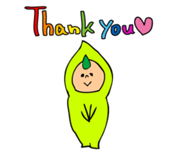 Green soybeans Taro sticker #12126649