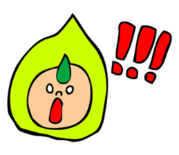 Green soybeans Taro sticker #12126654