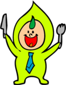 Green soybeans Taro sticker #12126662