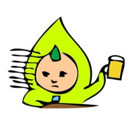 Green soybeans Taro sticker #12126668