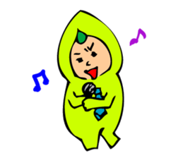 Green soybeans Taro sticker #12126680