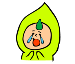 Green soybeans Taro sticker #12126681