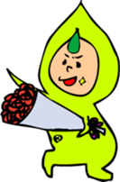 Green soybeans Taro sticker #12126683