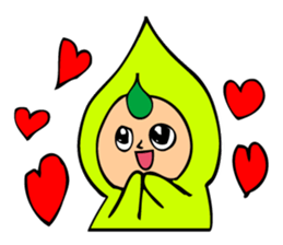Green soybeans Taro sticker #12126685