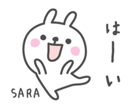 SARA's basic pack,cute rabbit sticker #12127210