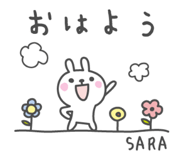 SARA's basic pack,cute rabbit sticker #12127218