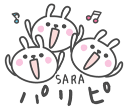 SARA's basic pack,cute rabbit sticker #12127226