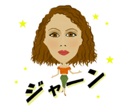 Kawaii Woman(Let's hang out!) sticker #12128005