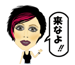 Kawaii Woman(Let's hang out!) sticker #12128010