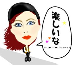 Kawaii Woman(Let's hang out!) sticker #12128011