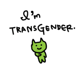 green cats sticker #12128231