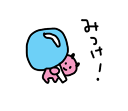 green cats sticker #12128249