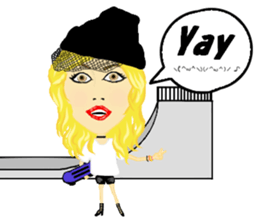 Kawaii Woman(Everday) sticker #12128374