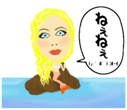 Kawaii Woman(Everday) sticker #12128375