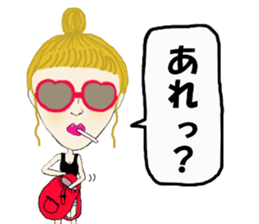 Kawaii Woman(Everday) sticker #12128376