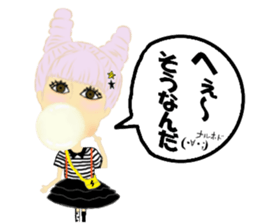 Kawaii Woman(Everday) sticker #12128383