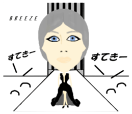 Kawaii Woman(Everday) sticker #12128385